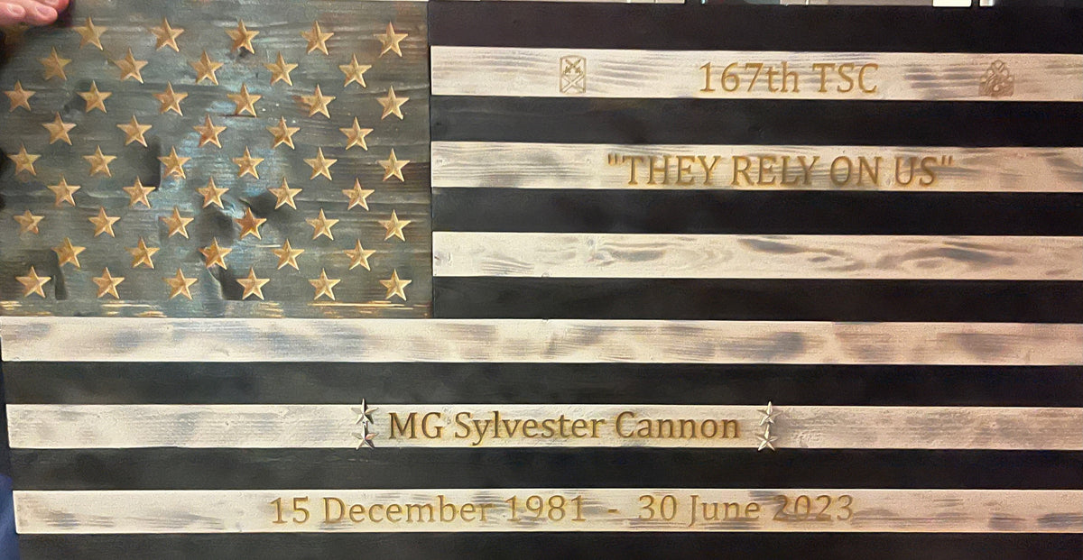 Custom CNC American Flag