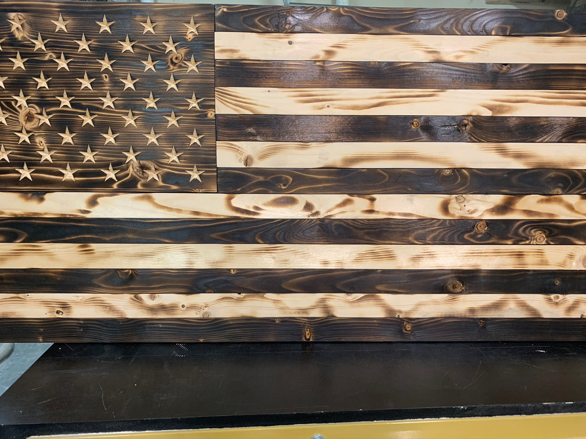 Custom CNC American Flag