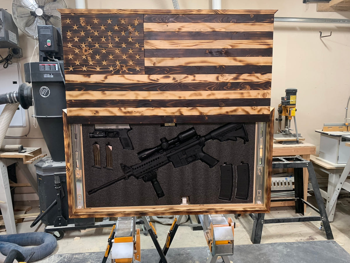 Custom CNC American Flag