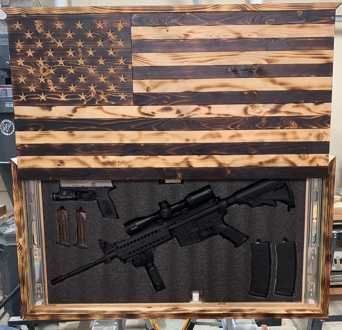 Custom CNC American Flag