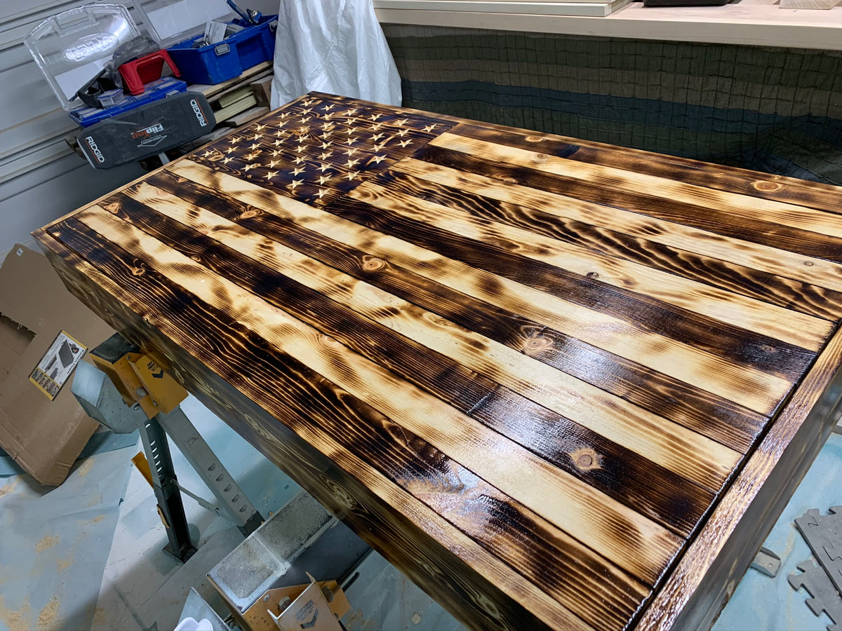 Custom CNC American Flag