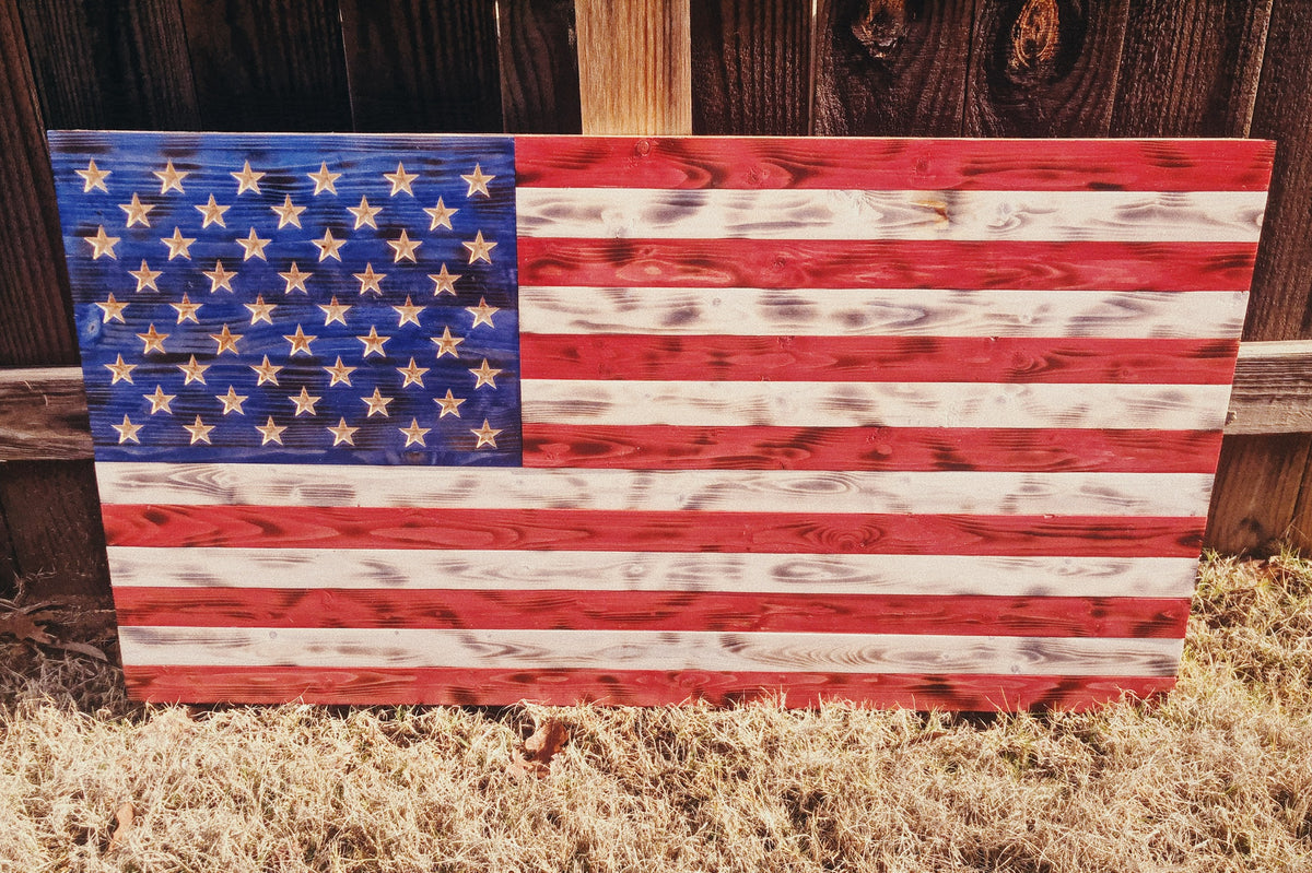 Custom CNC American Flag