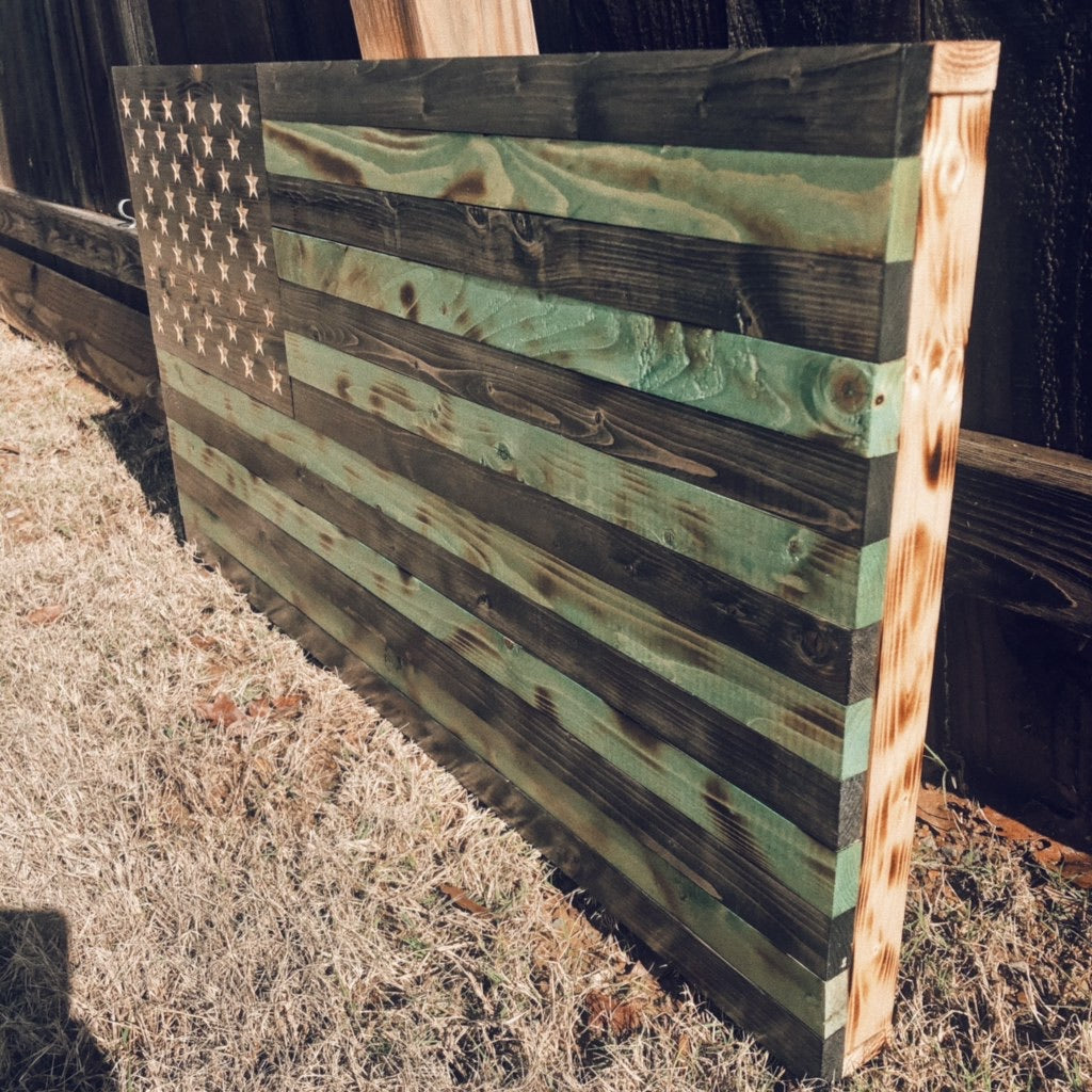 Custom CNC American Flag